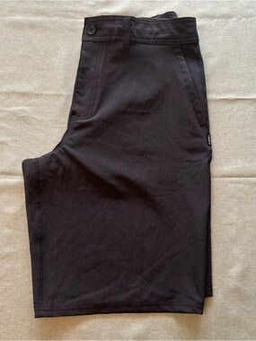 O'Neill Black Drawstring Hybrid Shorts